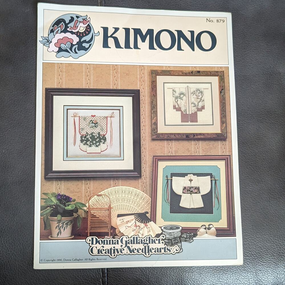 Kimono Cross Stitch Pattern Donna Gallagher 1990